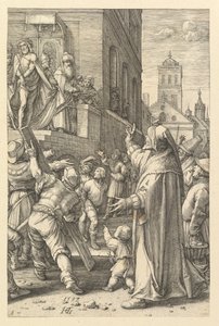 Ecce Homo, Krisztus szenvedéséből, 1597. alkotó: Hendrik Goltzius