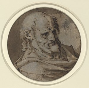 Egy apostol feje alkotó: Hendrik Goltzius