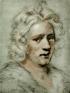 Egy fiatal férfi vezető tanulmánya alkotó: Hendrik Goltzius