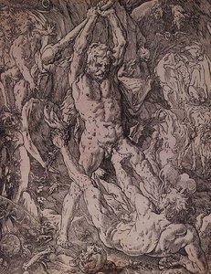 Herkules és Kákusz alkotó: Hendrik Goltzius