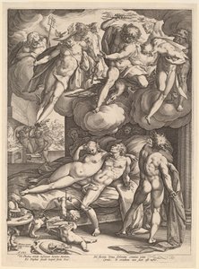 A Mars és a Vénusz meglepte a Vulkán alkotó: Hendrik Goltzius