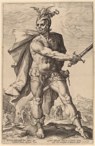 Mucius Scaevola alkotó: Hendrik Goltzius