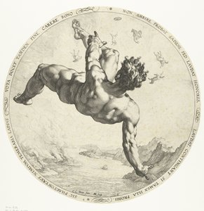 Phaethon, 1588 alkotó: Hendrik Goltzius