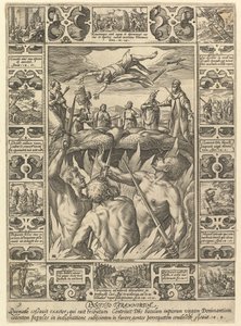 Punitio Tirannorum, A keresztény hit allegóriáiból, Keresztény és Profán Allegorból... alkotó: Hendrik Goltzius