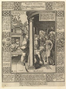 Remissio Peccatorum, A keresztény hitvallás allegóriáiból, 1598. alkotó: Hendrik Goltzius