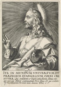 Salvator Mundi alkotó: Hendrik Goltzius