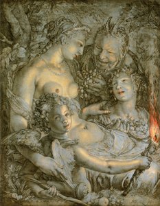 Sine Cerere et Libero friget Venus (Ceres és Bacchus nélkül a Vénusz megfagyna) alkotó: Hendrik Goltzius