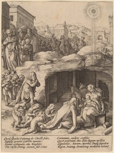 A mágusok imádása alkotó: Hendrik Goltzius