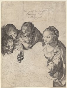 A Pásztorok imádata alkotó: Hendrik Goltzius