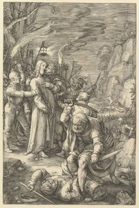 Krisztus árulása, Krisztus szenvedéséből, 1598. alkotó: Hendrik Goltzius