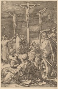 A keresztre feszítés alkotó: Hendrik Goltzius