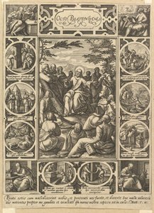 A nyolc boldogság, kb. 1578. alkotó: Hendrik Goltzius