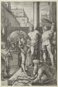 A korbácsolás a szenvedélyből. alkotó: Hendrik Goltzius