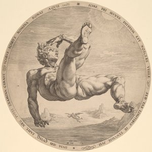 Icarus alkotó: Hendrik Goltzius, after Cornelis Cornelisz van Haarlem