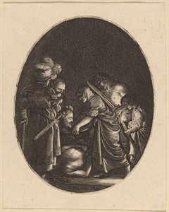Keresztelő Szent János lefejezése alkotó: Hendrik Goudt after Adam Elsheimer