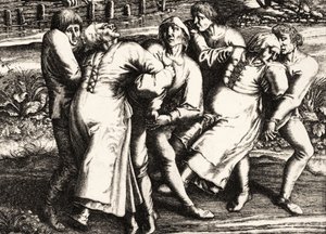 Táncoló pestis, Strasbourg, Elzász. 1518