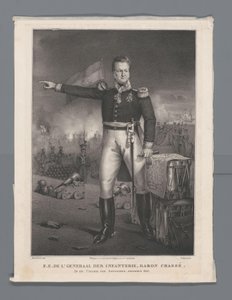 ŐK. A hadnagy A gyalogság tábornoka, báró Chassé. Antwerpen fellegvárában, 1832. december (cím a tárgyon) alkotó: Hendrik Jan Heerenbrood