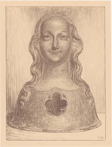 Szent Orsolya egyik szűzének ereklyetartó mellszobra alkotó: Hendrik Johannes Haverman (signed by artist)