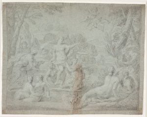 Diana és Actaeon. (Ovidius, Net., III, 175 kk.)