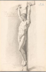 Krisztus a kereszten (1. díj, 1784) alkotó: Hendrik Louw