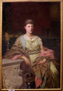 Portrait de la comtesse Tyszkiewicz (?). Peinture de Henryk Siemiradzki (1843-1902), huile sur toile alkotó: Henryk Siemiradzki