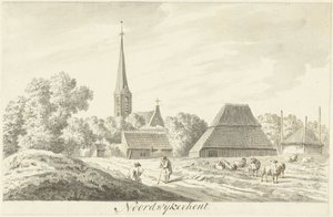 Kilátás Noordwijkerhout falujára
