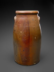 Churn, c. 1880-1905 (csúszómázas kőedény)