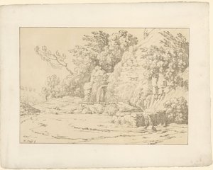 Sziklák medencékkel Tentamina Lithographica (sorozat címe) Olasz tájak (sorozat címe)