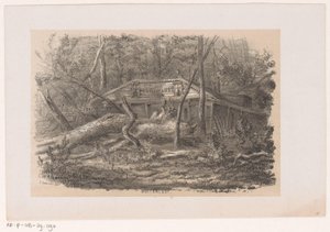 Az 1860. május 28-i vihar után Buitenlustnál lerobbant a fa Buitenlust (cím az objektumon) Tíz litografált vázlatot tartalmazó album, amely a pusztulás Tooneelenjét ábrázolja, akit felkavart az 1860. május 28-i vihar a Gravenhaagsche Boschban, S.
