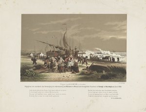 Tengerparti jelenet gyászoló halászfeleségekkel, 1868