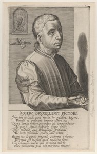Roger van der Weyden, az ifjabb, 1610 körül (metszet) alkotó: Hendrik the Elder Hondius