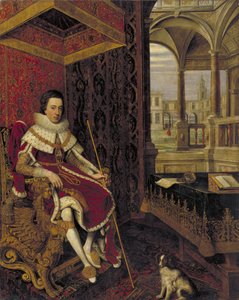 I. Károly (1600-1649), amikor Wales hercege alkotó: Hendrik van II Steenwijck