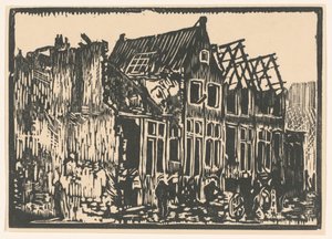 Házak és romok alkotó: Hendrik van Straten