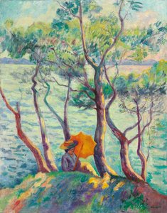 Jeanne a napernyőnél, Cavaliere alkotó: Henri Charles Manguin