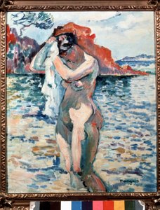 A fürdőző. alkotó: Henri Charles Manguin