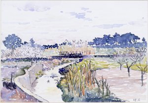 Kerti táj alkotó: Henri-Edmond Cross