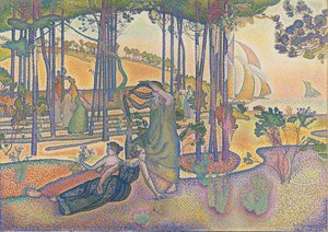 Az esti levegő alkotó: Henri-Edmond Cross