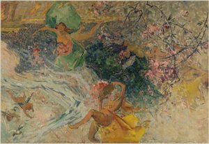 Aubervilliers városháza vázlata: Allegória (a községháza mennyezete)