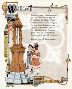 Illusztráció a "Jó példák ábécéje" című könyvhöz, 1890 körül (metszet)