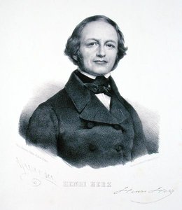Henri Herz (1803-88) (metszet) alkotó: Henri (after) Grevedon