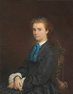 Fiatal nő portréja, 1863.