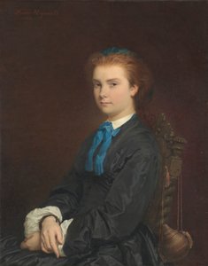 Fiatal nő portréja, 1863 alkotó: Henri Alexandre Georges Regnault