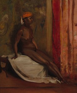 Ülő afrikai nő alkotó: Henri Alexandre Georges Regnault