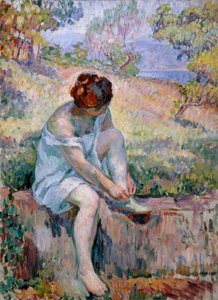 "Fürdés előtt", 1906-1907. alkotó: Henri Lebasque