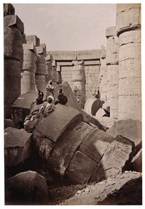 Karnak romjai, 1900 körül (fotó)