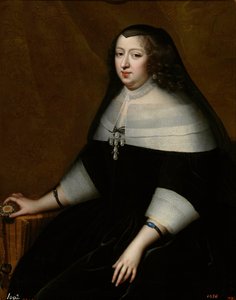 Ausztria Anna portréja (Ausztria) (1601-1666) - Henri Beaubrun (1603-1677), kb 1659 - Olaj, vászon