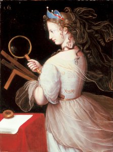 Marie-Charlotte de la Tremouille, Szász-Iena hercegnő portréja, a geometria allegóriájának öltözve