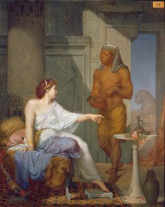 Kleopátra és rabszolgája (olaj, vászon) alkotó: Henri Blaise Francois Dejussieu