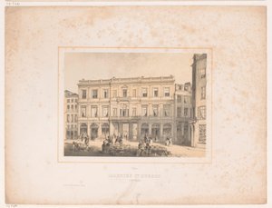 Kilátás a brüsszeli Saint-Hubert királyi galériára Galeries St. Hubert, a Bruxelles (cím a tárgyon)