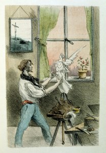 Henri Boutet illusztrációja, Louis-Henri Murger, más néven Henri Murger „Francine